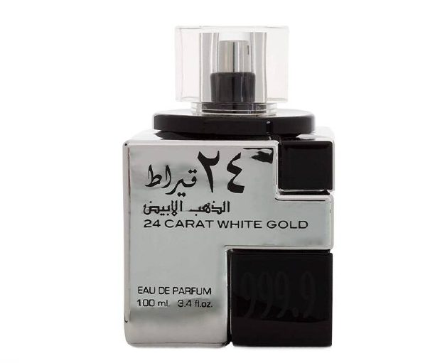 Lattafa 24 Carat White Gold унисекс парфюм EDP - Оригинален продукт