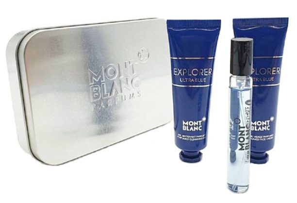 Mont Blanc Explorer Ultra Blue  мъжки мини комплект - Оригинален продукт