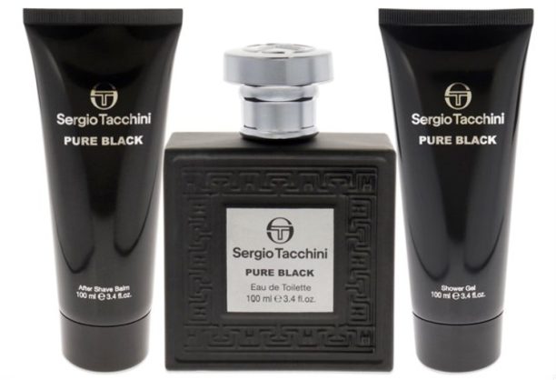 Sergio Tacchini Pure Black мъжки комплект - Оригинален продукт