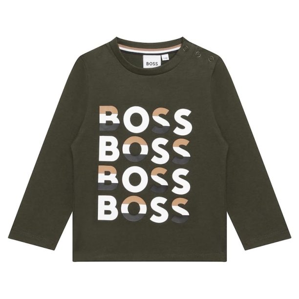 Блуза с лого BOSS Kidswear