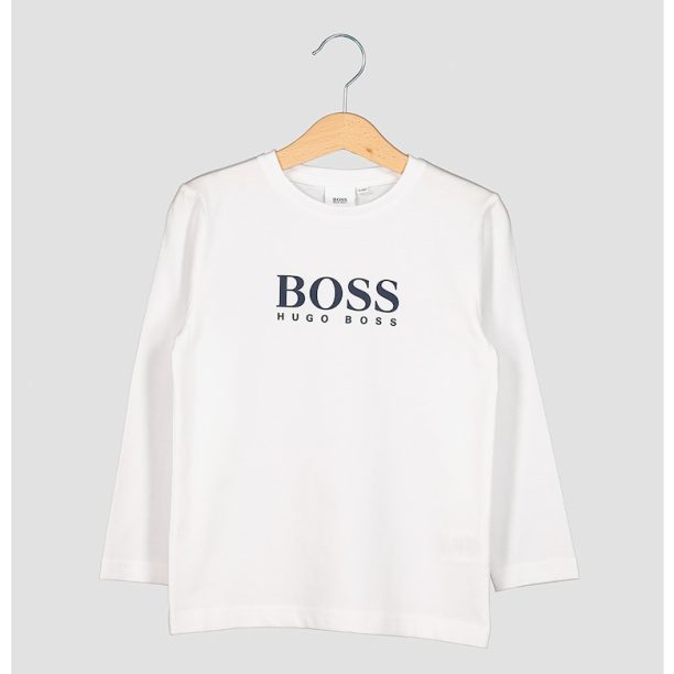 Блуза с щампа BOSS Kidswear