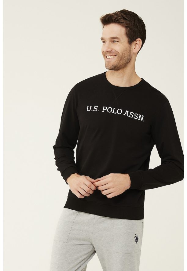 Горна част на пижама тип блуза с лого US Polo Assn