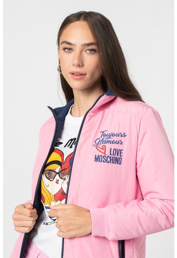 Двулицево яке с лого Love Moschino