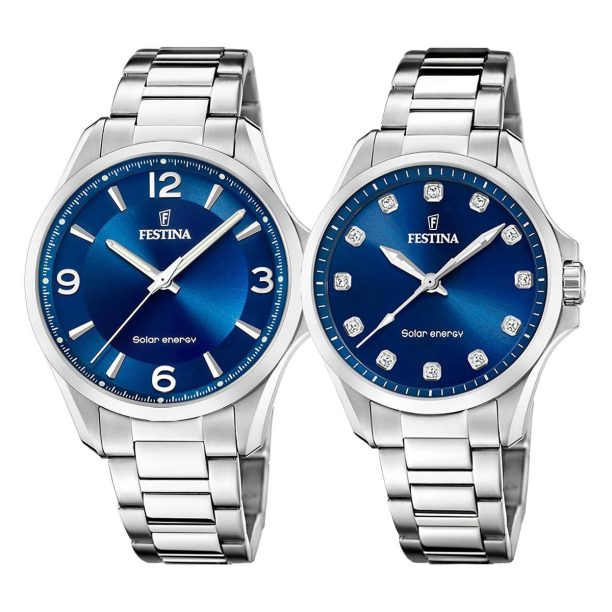 Комплект часовници за двойки Festina F20656/2 & F20654/4 - Подарък