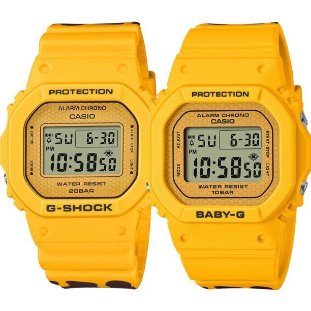 Комплект часовници за двойки Casio DW-5600SLC-9ER & BGD-565SLC-9ER - Подарък