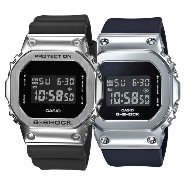 Комплект часовници за двойки Casio G-Shock GM-5600-1ER & GM-S5600-1ER - Подарък