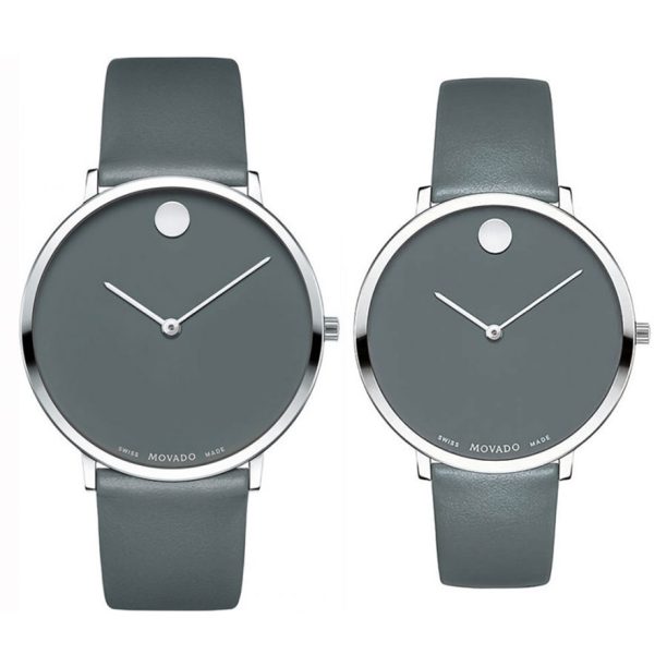 Комплект часовници за двойки Movado 607147 & 607144 - Подарък