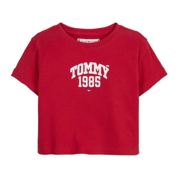 Къса тениска с лого Tommy Hilfiger