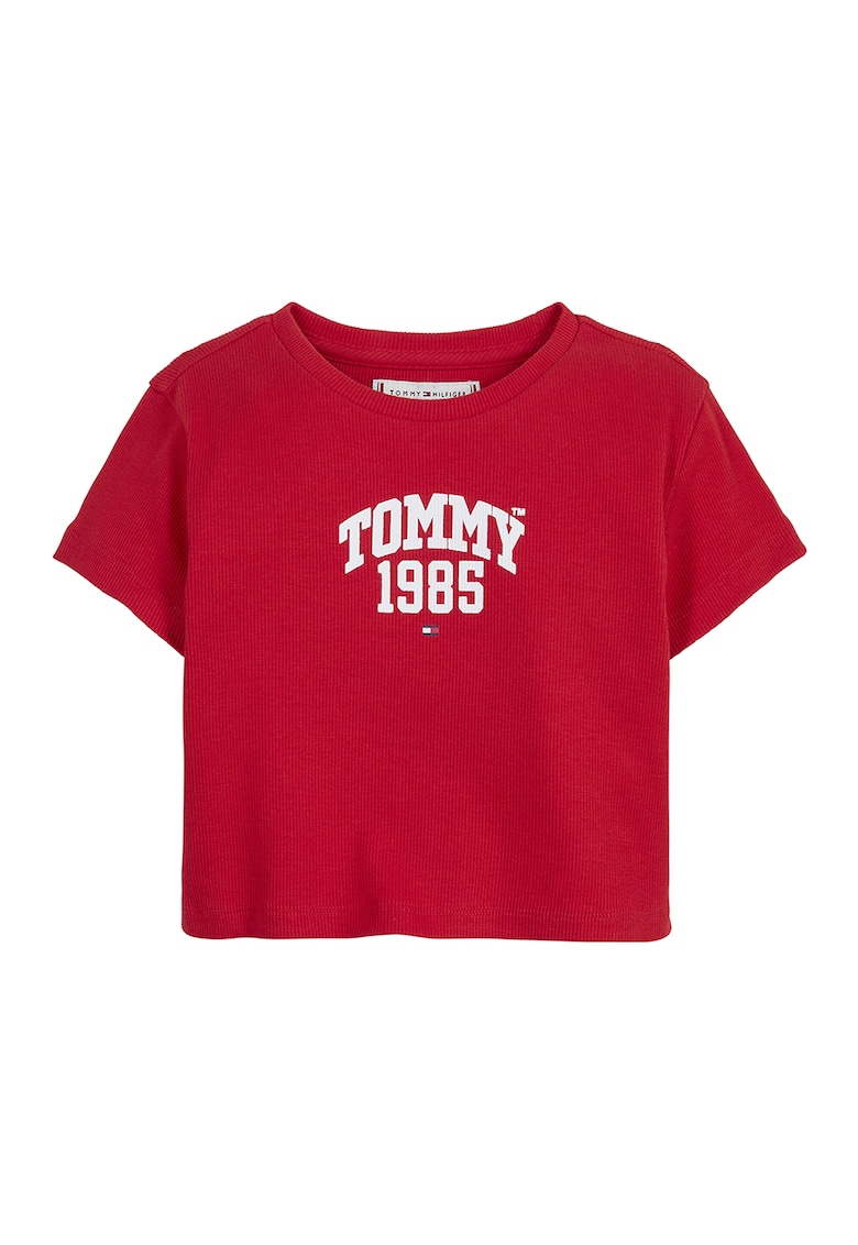 Къса тениска с лого Tommy Hilfiger