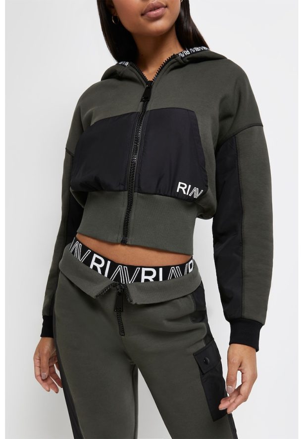 Късо худи с паднали ръкави RIVER ISLAND