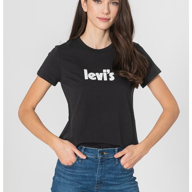 Памучна тениска  Стандартна кройка и лого Levis