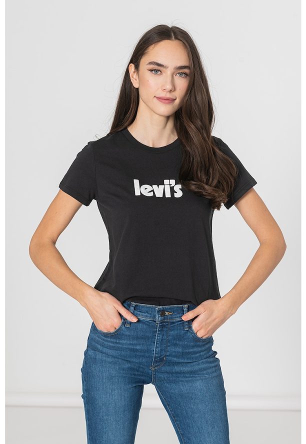 Памучна тениска  Стандартна кройка и лого Levis