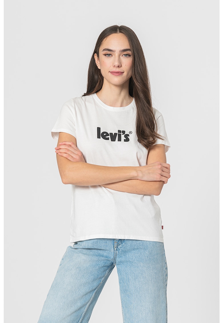 Памучна тениска  Стандартна кройка и лого Levis