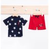 Памучна тениска и къс панталон - 2 части US Polo Assn