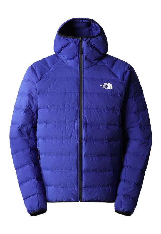 Пухено зимно яке с качулка и ръкави реглан The North Face