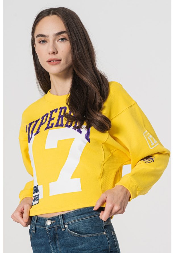 Суитшърт Varsity с ръкави тип прилеп SUPERDRY