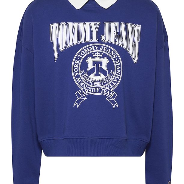 Суитшърт Varsity с яка и уголемено лого Tommy Jeans