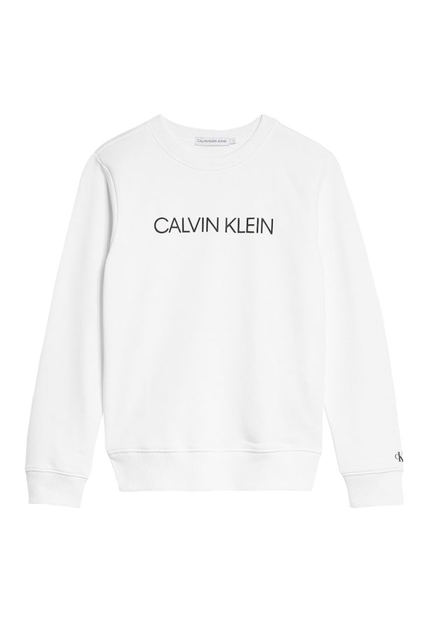 Суитшърт от органичен памук с лого CALVIN KLEIN