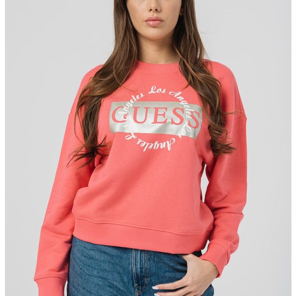 Суитшърт с лого GUESS JEANS