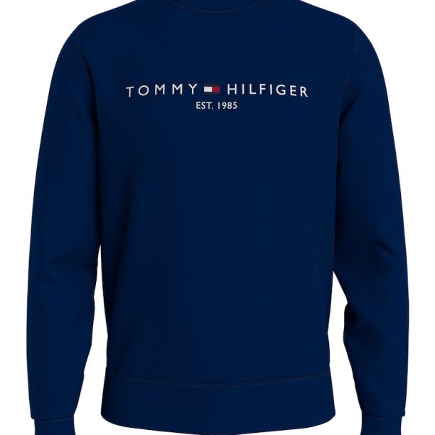 Суитшърт с органичен памук с бродирано лого Tommy Hilfiger