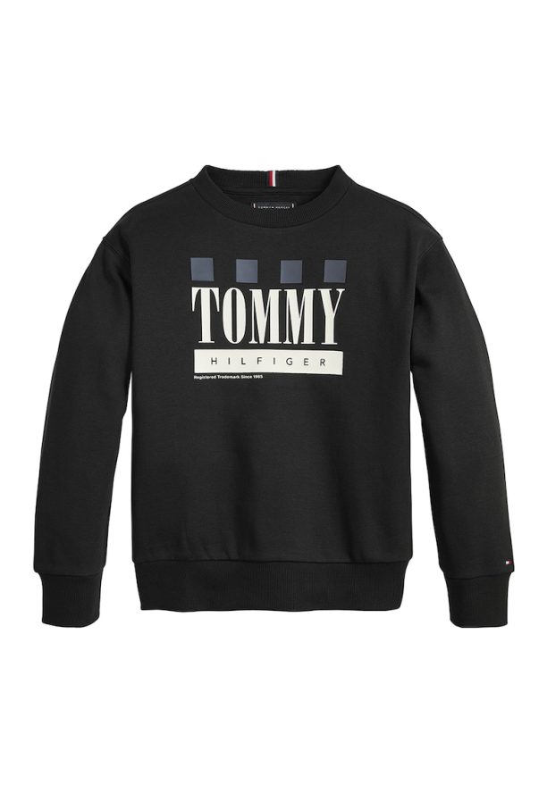 Суитшърт с органичен памук с рипс Tommy Hilfiger