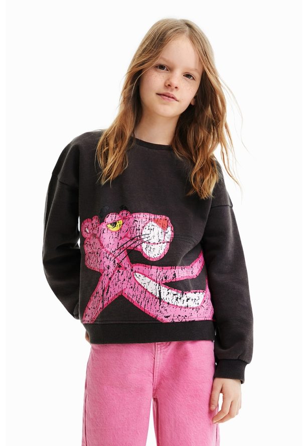 Суитшърт с шарка на Pink Panther DESIGUAL