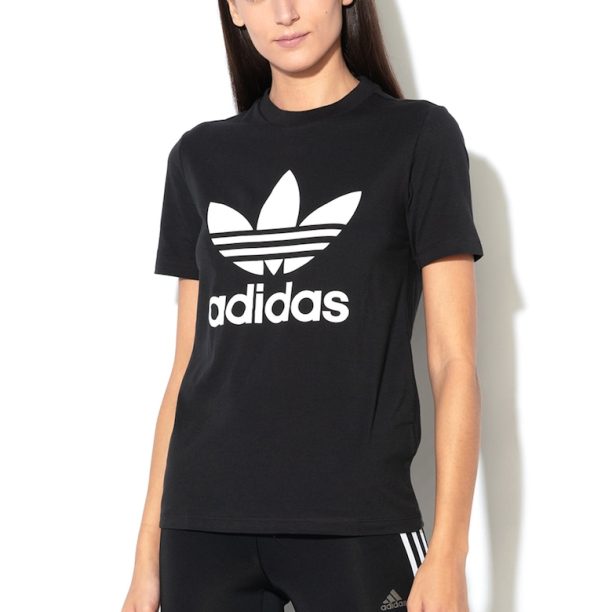 Тениска Trefoil с лого adidas Originals