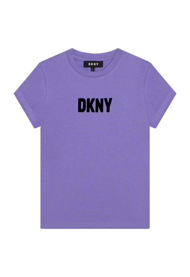 Тениска с памук с лого DKNY