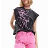 Топ с десен Pink Panther DESIGUAL