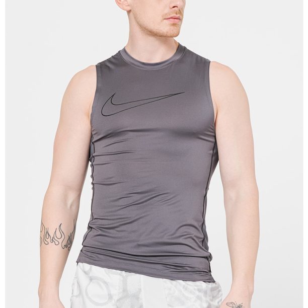 Фитнес топ по тялото с Dri-Fit и лого Nike