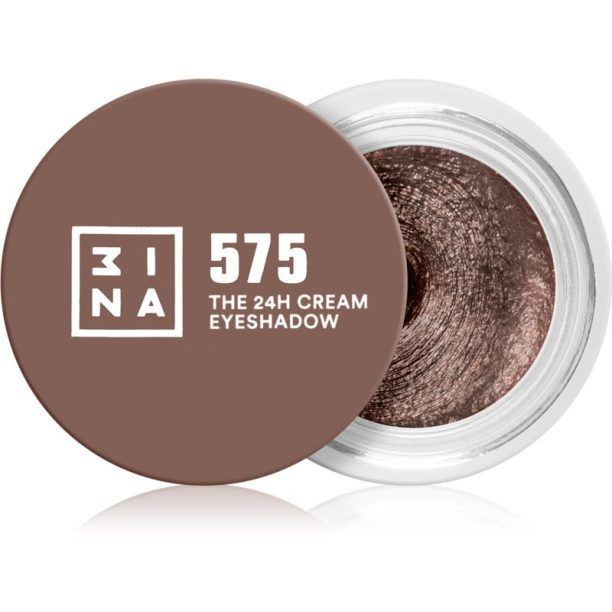 3INA The 24H Cream Eyeshadow кремави сенки са очи цвят 575 Brown 3 мл. на ниска цена