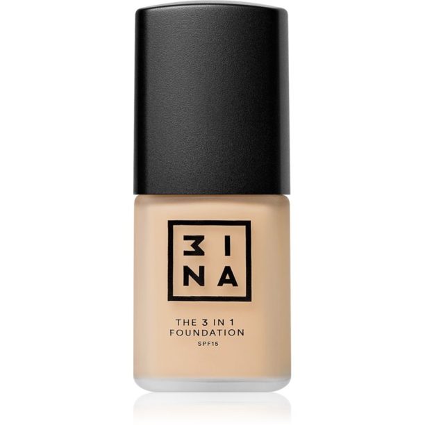 The 3 in 1 Foundation 3INA The 3 in 1 Foundation дълготраен фон дьо тен SPF 15 цвят 202 30 мл.