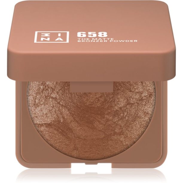 3INA The Bronzer Powder компактна бронзираща пудра цвят The Matte 658 7 гр. на ниска цена