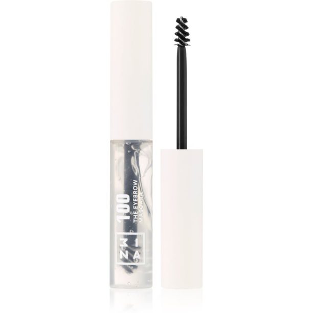 3INA The Eyebrow Mascara спирала за вежди цвят 100 Transparent 4 мл.