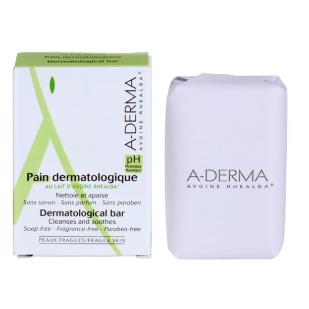 A-Derma Original Care дерматологично кубче за миене за чувствителна и раздразнена кожа 100 гр. на ниска цена