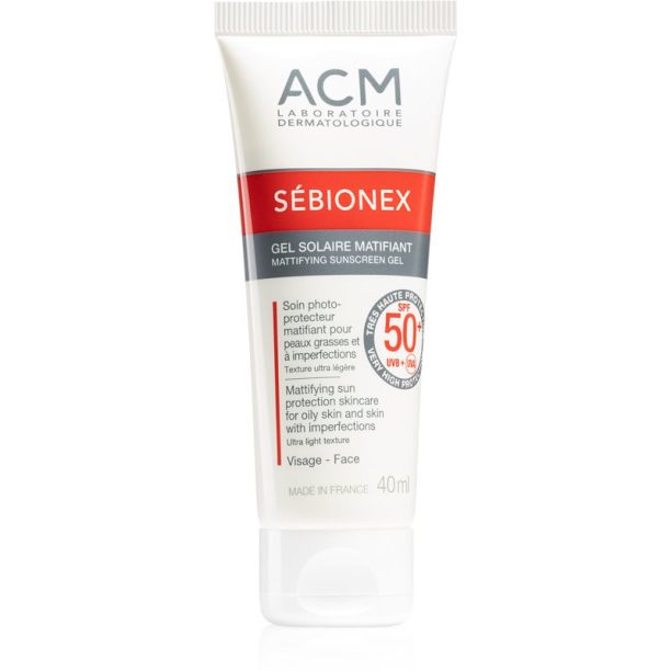 ACM Sébionex SPF 50+ матиращ гел за лице 40 мл.