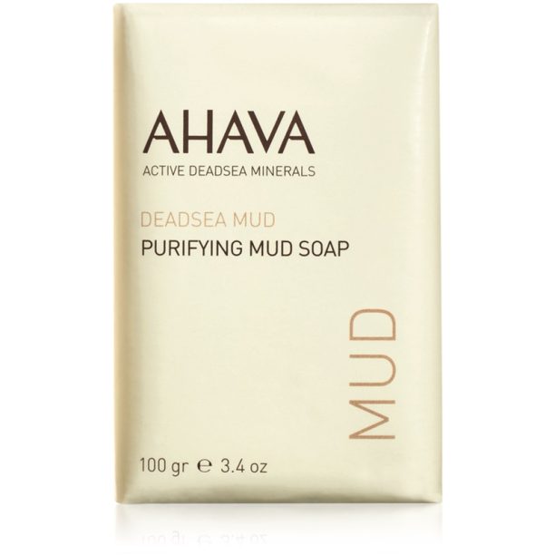 AHAVA Dead Sea Mud сапун с черна кал 100 гр. на ниска цена