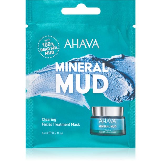 AHAVA Mineral Mud почистваща маска с кал за мазна и проблемна кожа 6 мл.