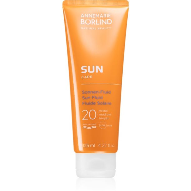 ANNEMARIE BÖRLIND Sun Care защитен флуид за тен SPF 20 125 мл.