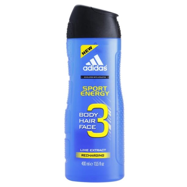 Adidas A3 Sport Energy душ гел 3 в 1 за мъже 400 мл.