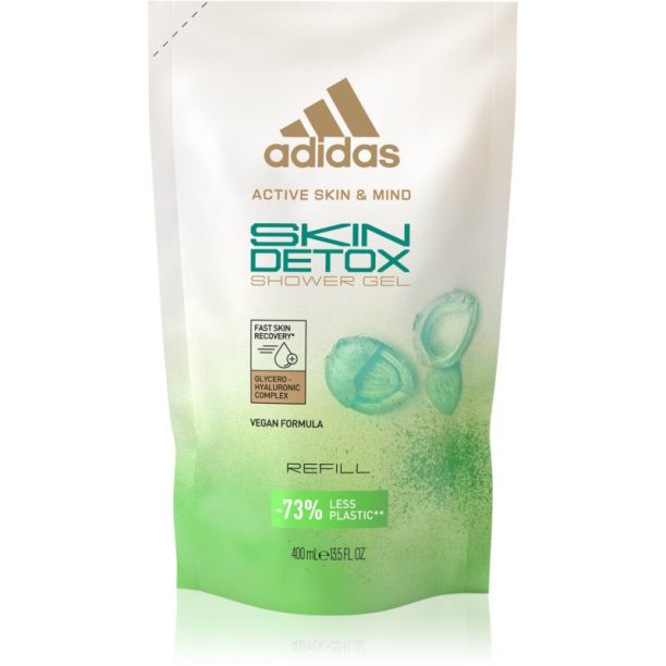 Adidas Skin Detox ексфолиращ душ-гел пълнител 400 мл.