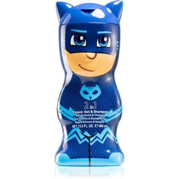 Air Val PJ Masks Catboy душ гел и шампоан 2 в 1 за деца  400 мл.