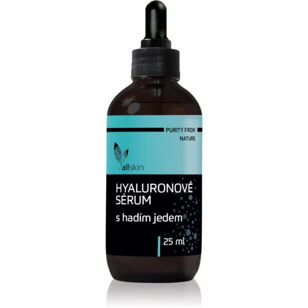 Allnature Allskin Hyaluronic serum with snake venom хиалуронов серум против бръчки 25 мл.