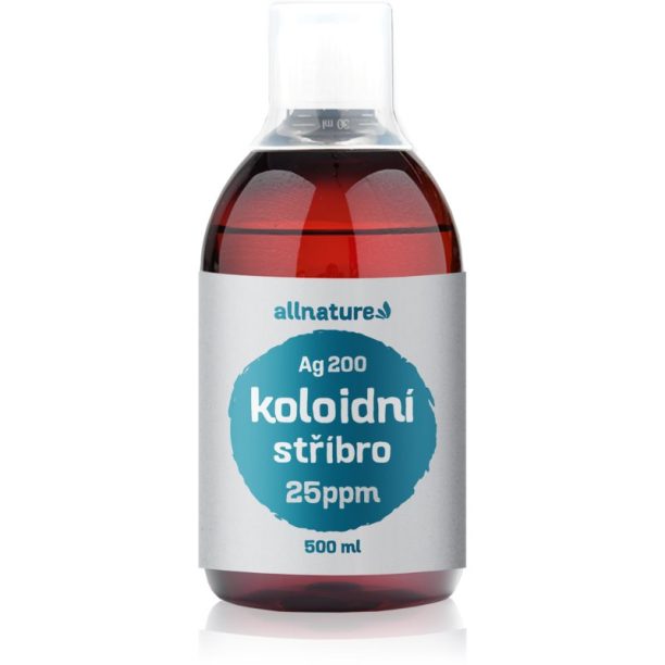 Allnature Colloidal silver Ag200 - 25 ppm почистващ тоник 500 мл.