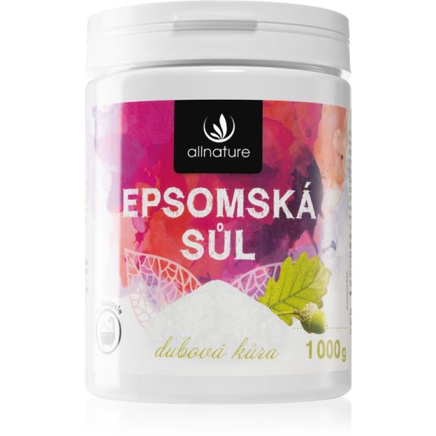 Allnature Epsom salt Oak Bark сол за баня 1000 гр.