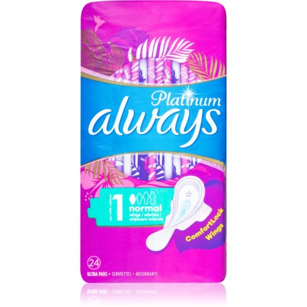 Always Platinum Normal Size 1 санитарни кърпи 24 бр.