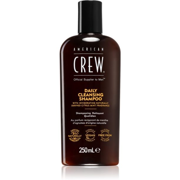 American Crew Daily Cleansing Shampoo шампоан за ежедневна употреба за мъже 250 мл.