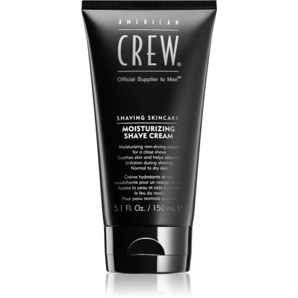 American Crew Shave & Beard Moisturizing Shave Cream хидратиращ крем за бръснене за нормална и суха кожа 150 мл.