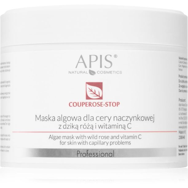 Apis Natural Cosmetics Couperose-Stop интензивна хидратираща маска за лице 100 гр.