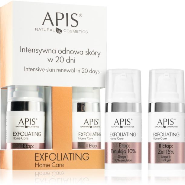 Apis Natural Cosmetics Exfoliation Home Care комплект интензивно възстановяване и разтягане на кожата на ниска цена